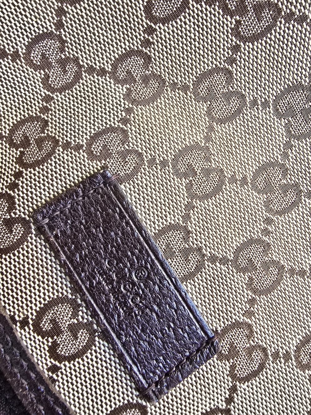 Gucci Brown GG Canvas Diaper Bag